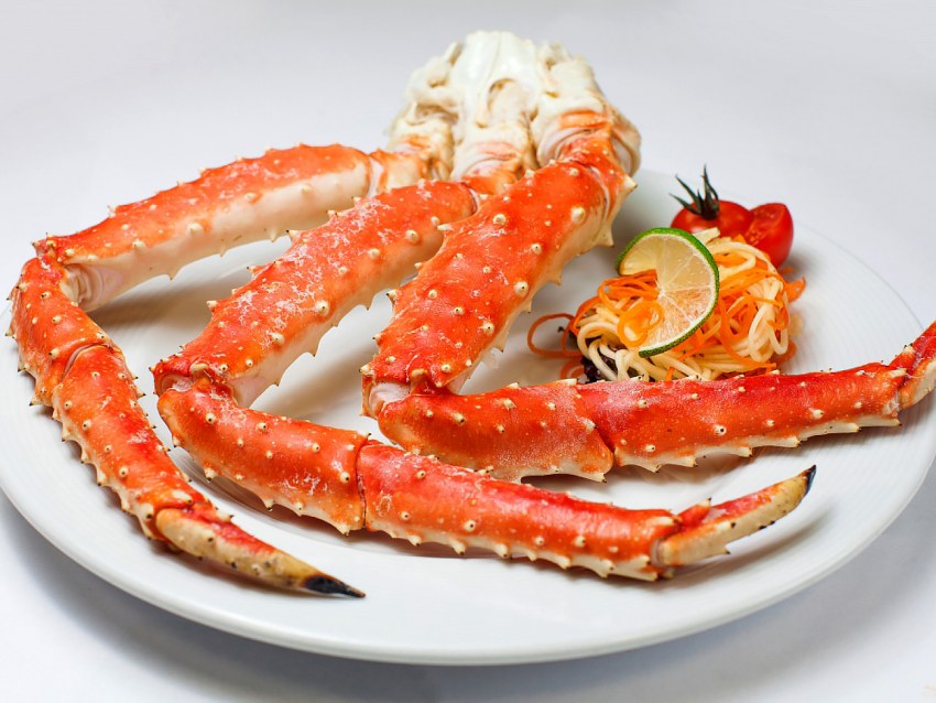 Мясо краба замороженное