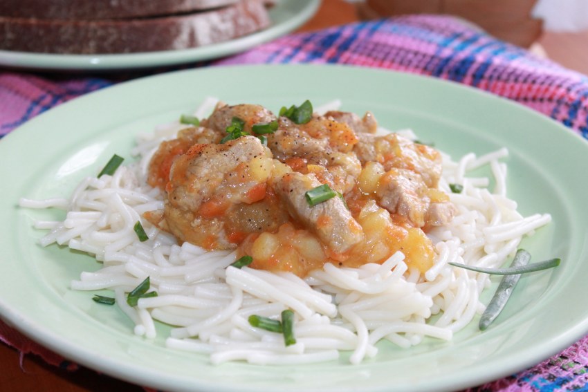 Куриная грудка с гарниром