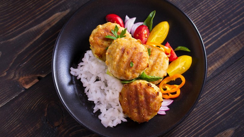 Рис с куриной грудкой