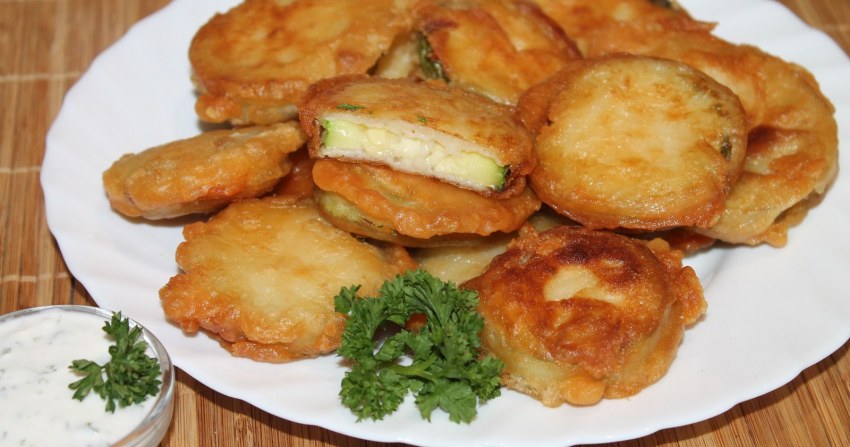 Цукини в кляре