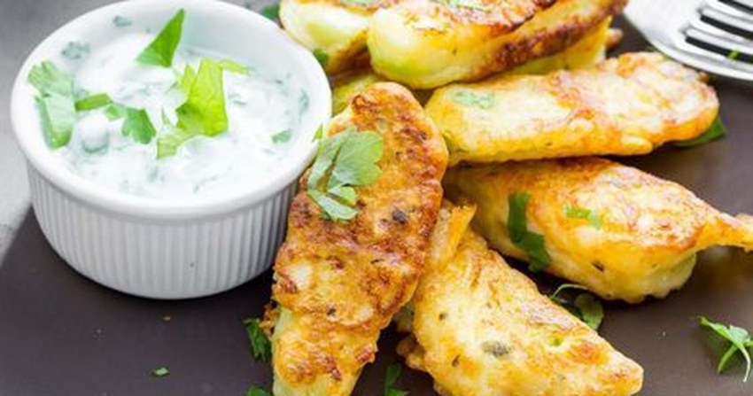 Кабачки в сырном кляре