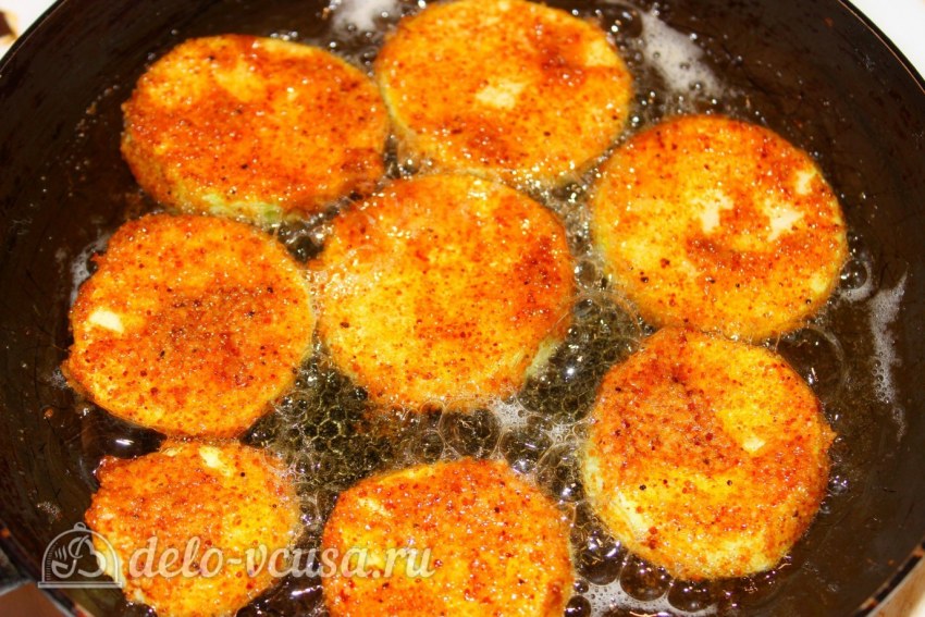 Кабачки в муке и кляре