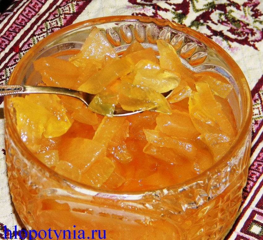 Варенье из дыни с апельсином