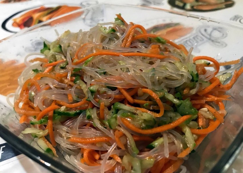 Корейские салаты фунчоза