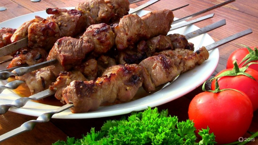 Шашлычки с лангустинами