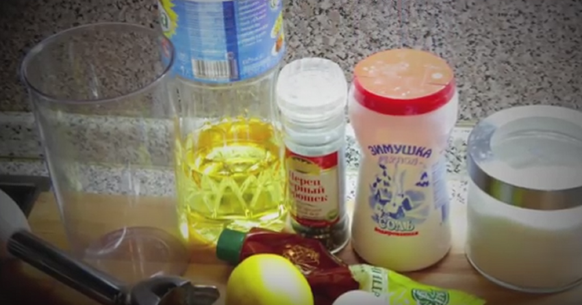 Сыр с майонезом в блендере