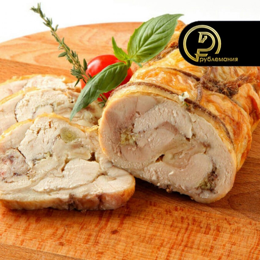 Куриный рулет с грибами куриный дом