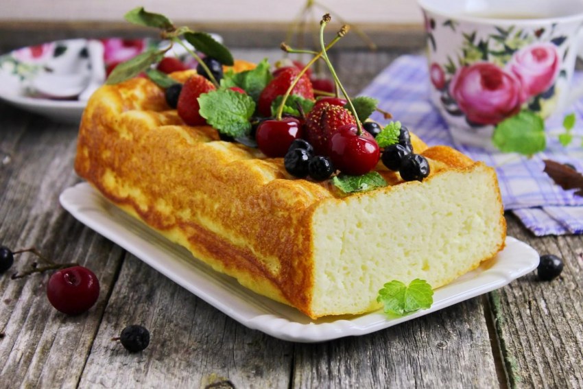 Творожная запеканка с манкой
