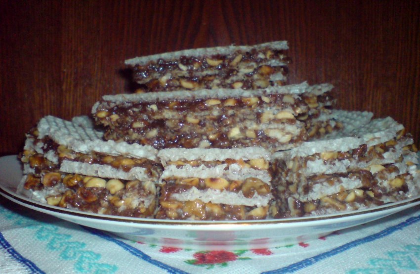 Вафельный торт домашний