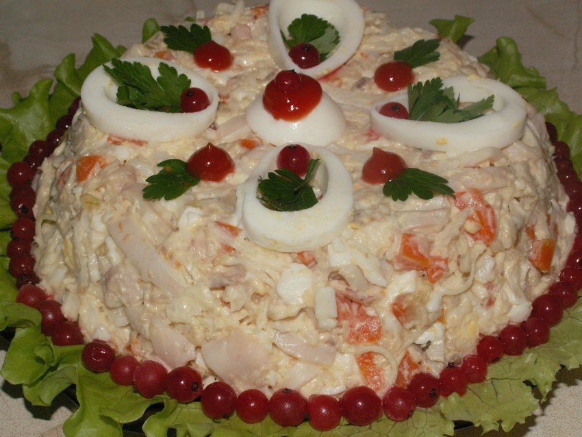 Салат морской царь