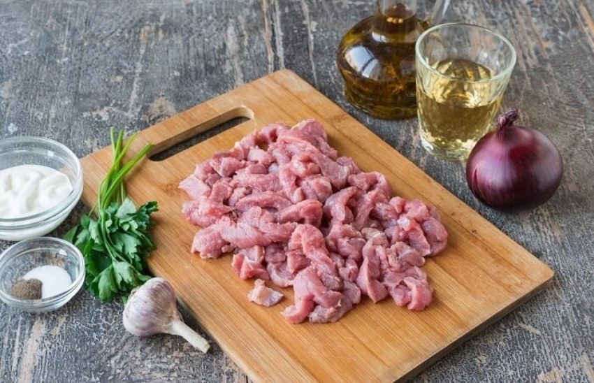 Говядина мясо гуляш