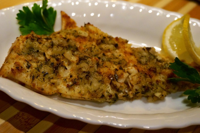 Рыба в сухарях с рисом