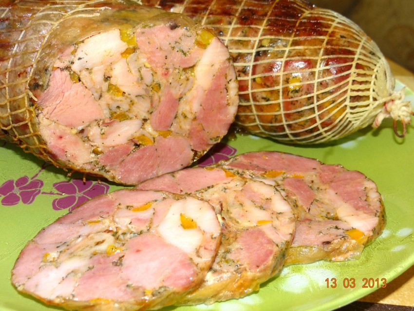 Рулет куриный Мясадэль