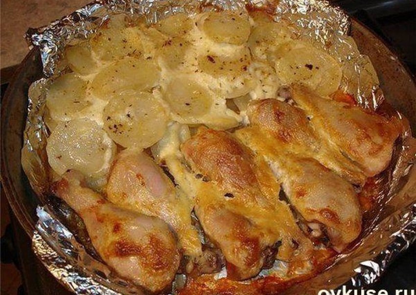Куриные ножки в мультиварке