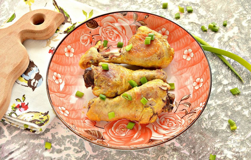 Куриные голени с картошкой