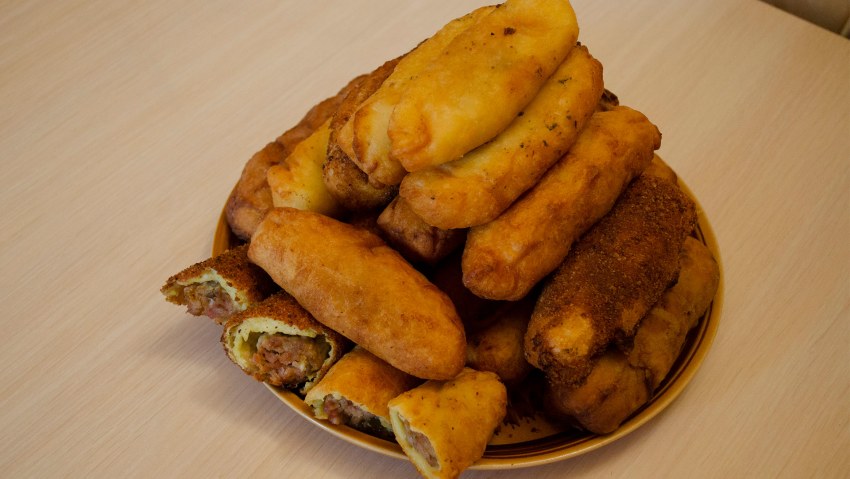 Пирожки с капустой и картошкой