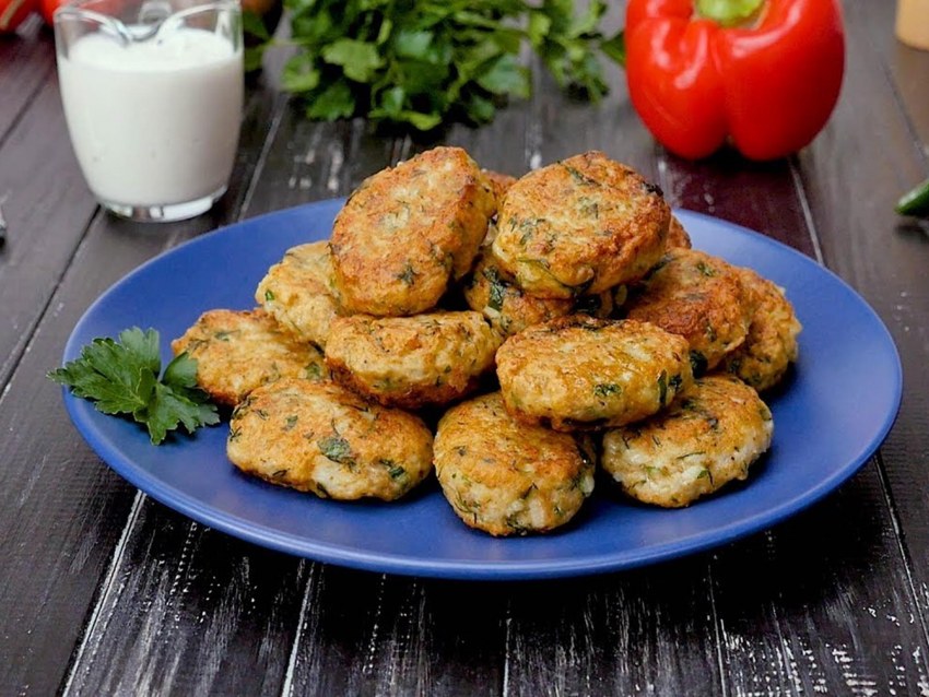 Капустные оладьи