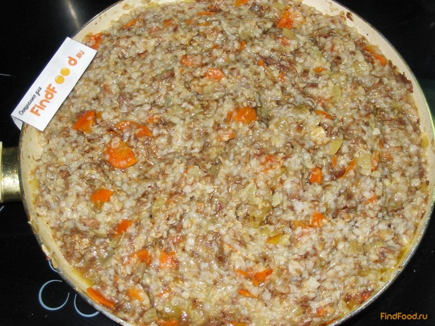 Гречка по-купечески с говядиной и грибами