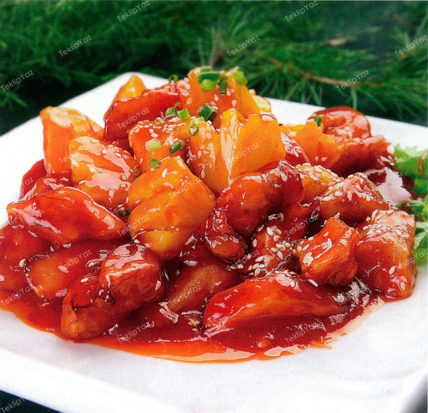 Курица в кисло-сладком соусе