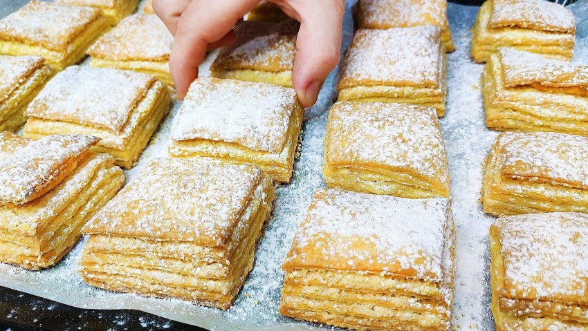 Печенье из слоёного теста