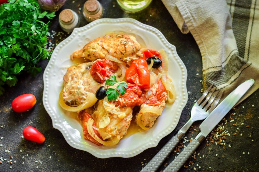Курица по провансальски