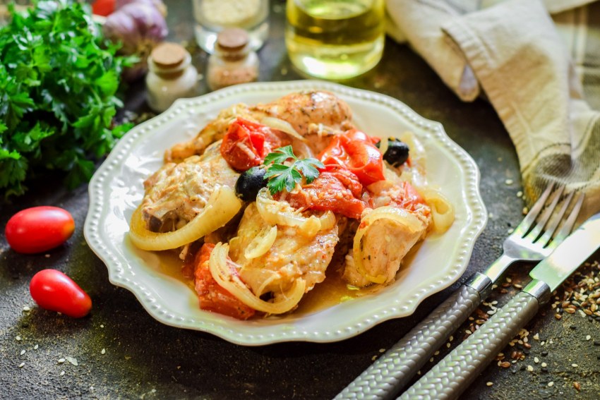 Курица по гентски