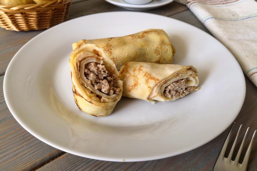 Арабские блинчики с начинкой
