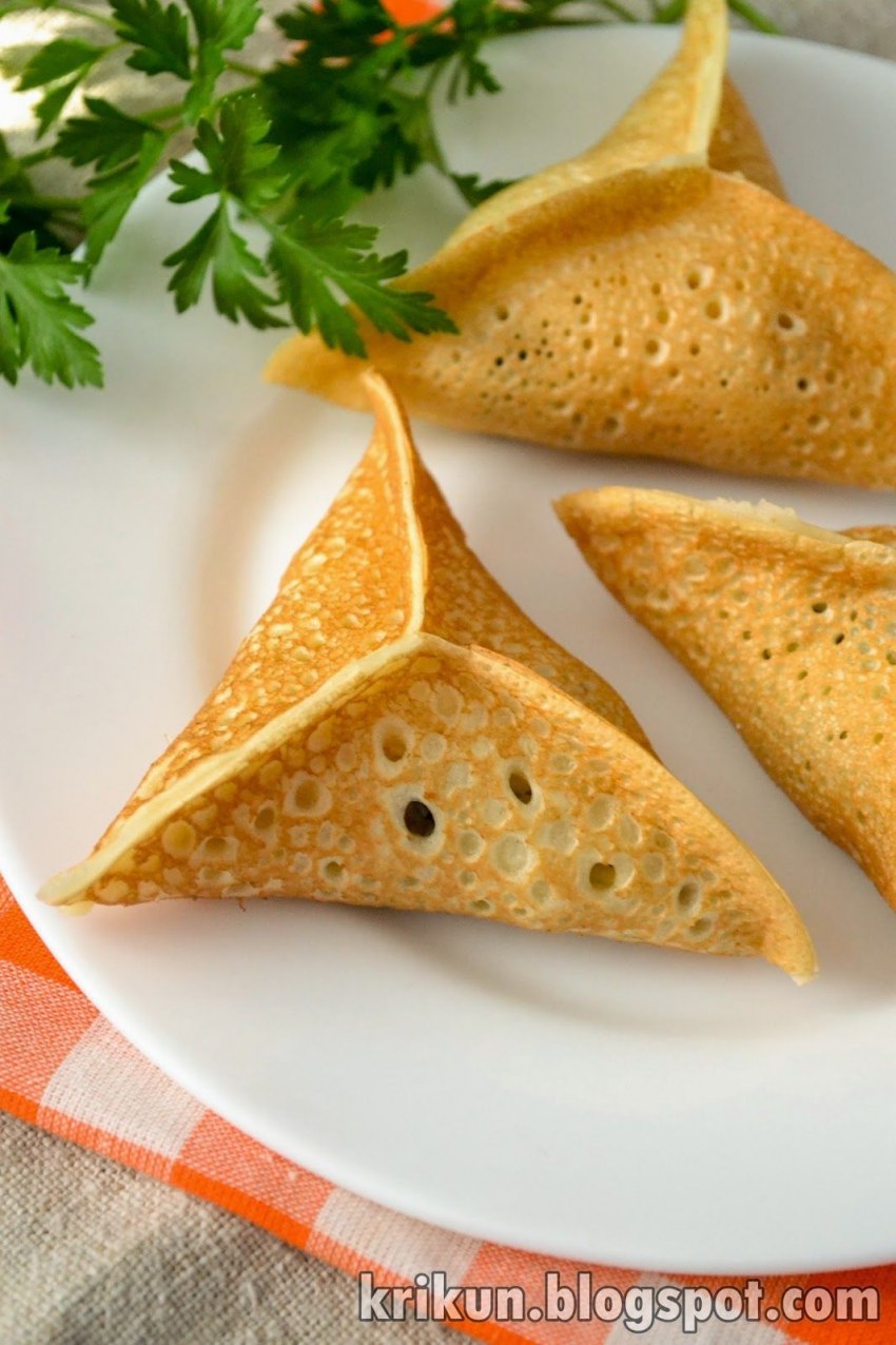 Катаеф арабские блинчики с начинкой