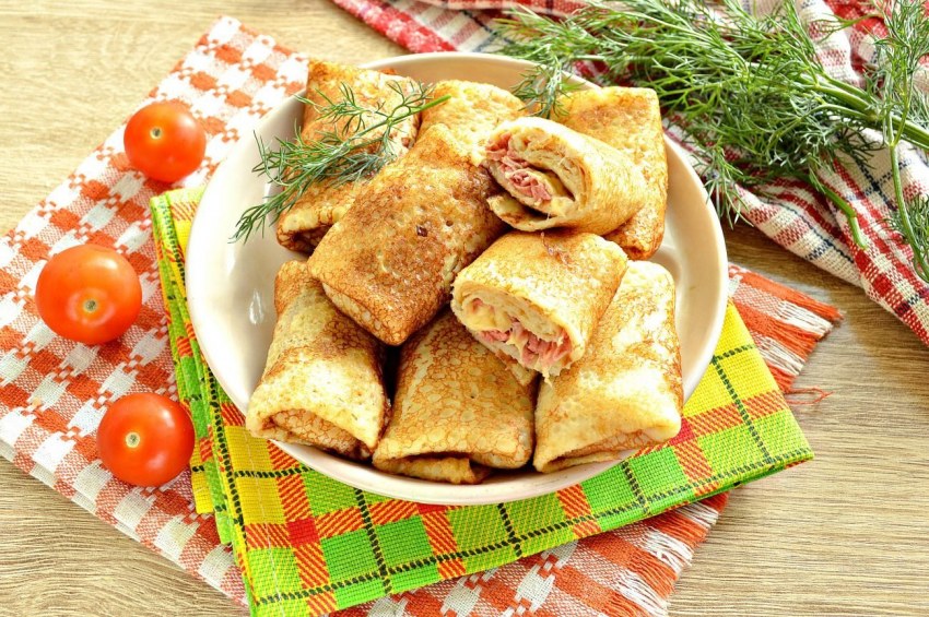 Блинчики с печенью рецепт