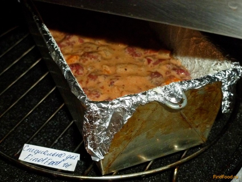Печень с овощами