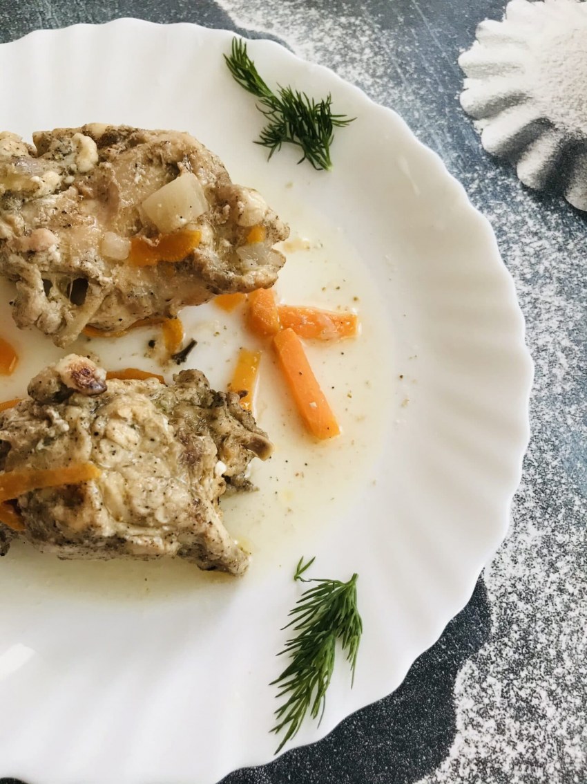 Кролик запеченный в пиве