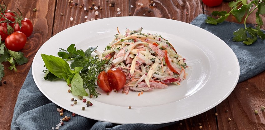 Грузинской кухни салат по батумски