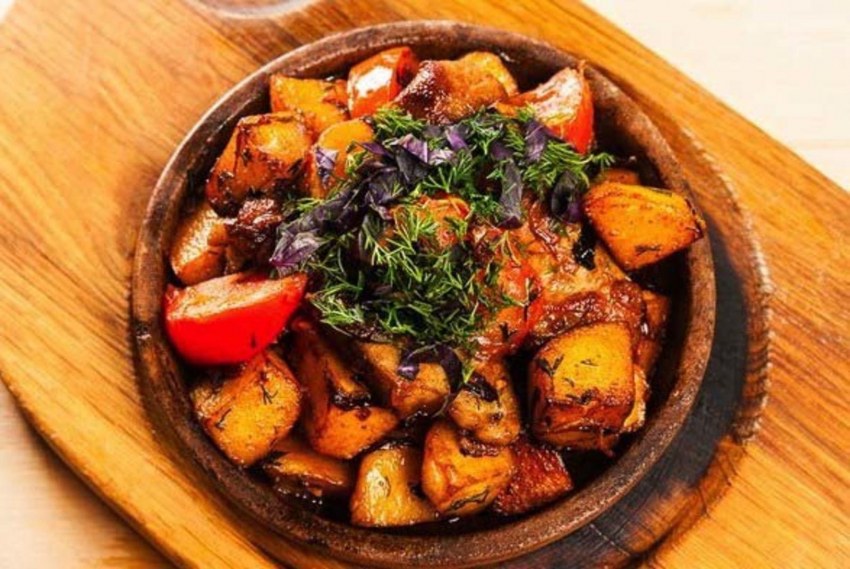 Рагу с фасолью и мясом