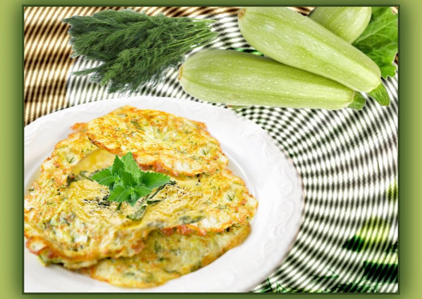 Высоцкая Юлия кабачковые оладьи
