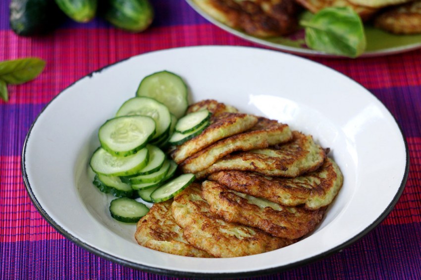 Кабачковые оладушки