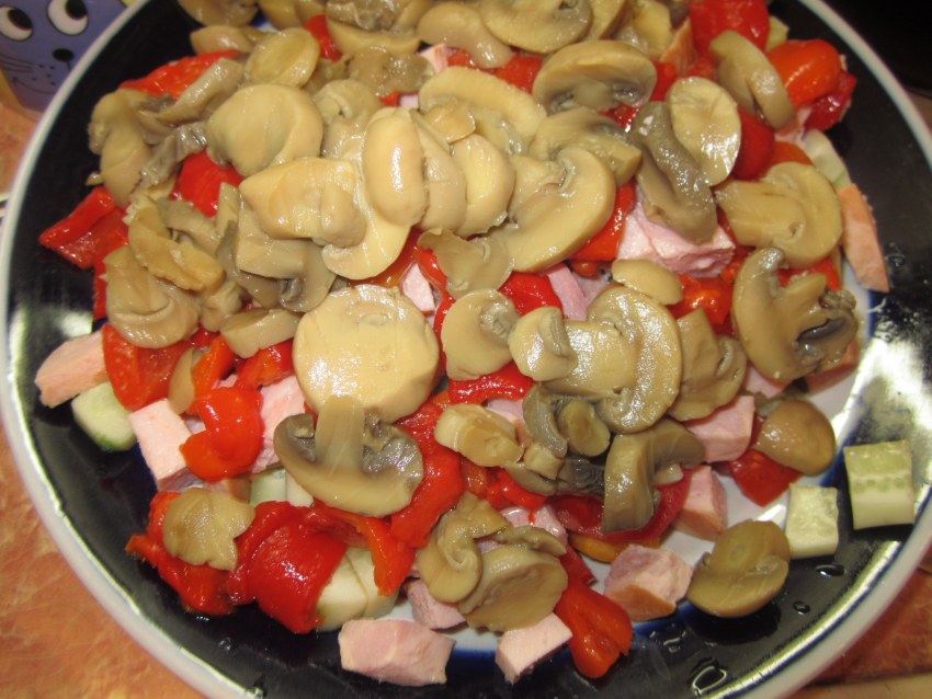 Грибы маринованные болгарский перец