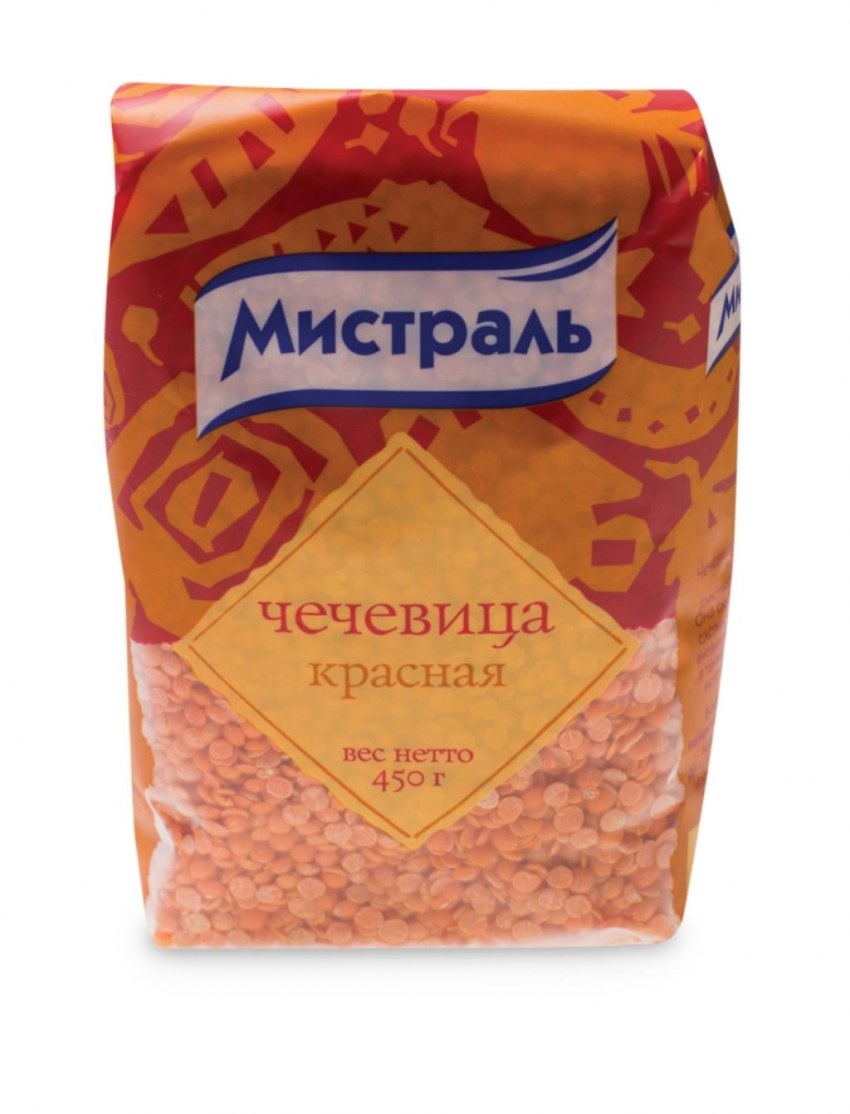 Мистраль чечевица зеленая мелкая Онтарио 450 г