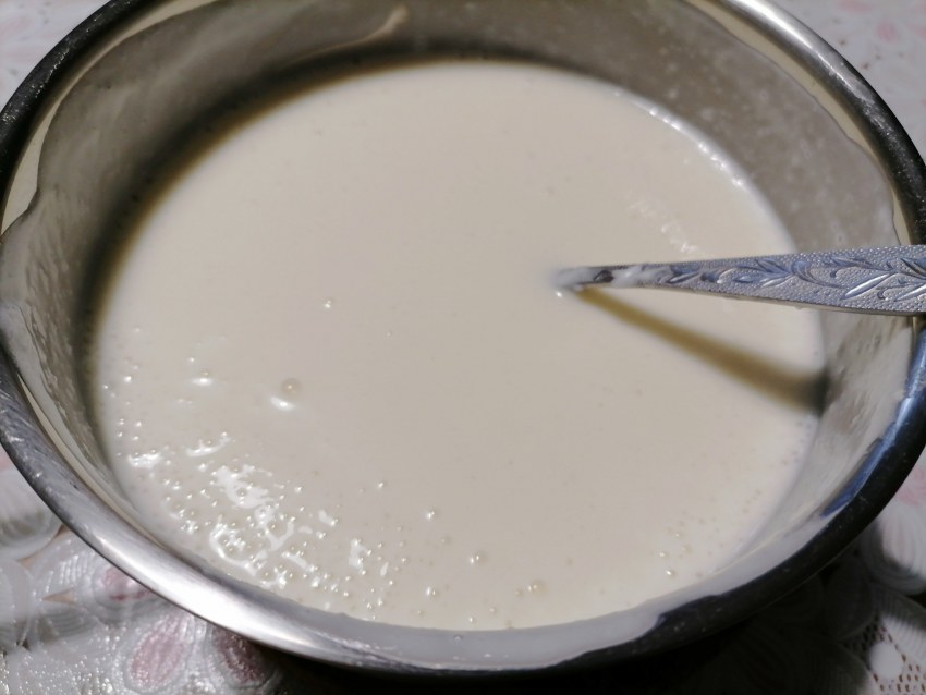 Нежирная сметана с желатином для торта
