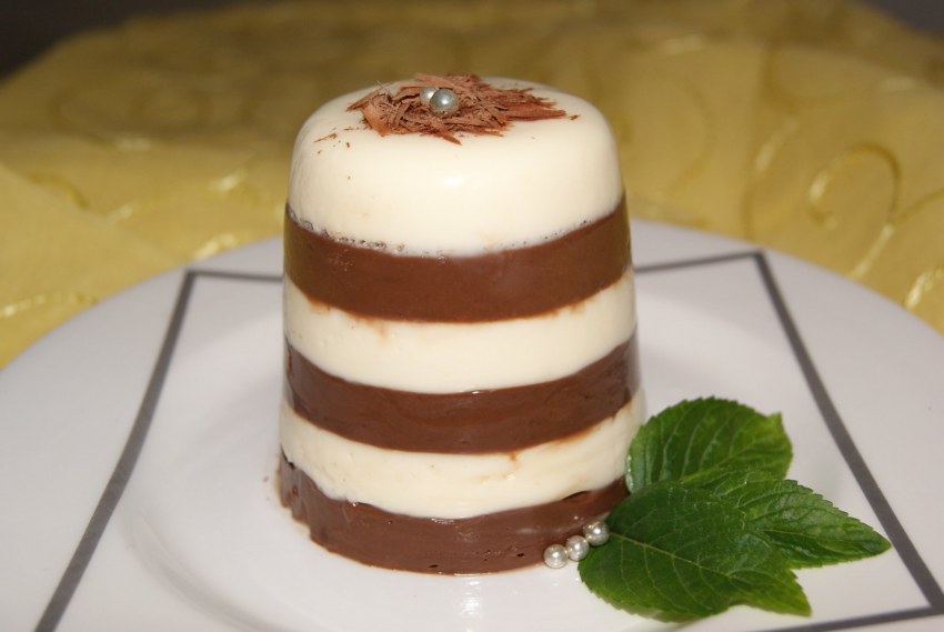 Желе из ряженки и желатина