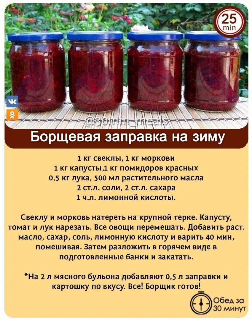 Борщевая заправка