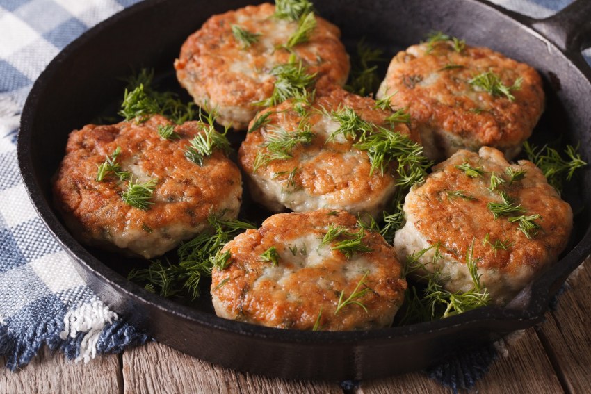 Кнели куриные с рисом