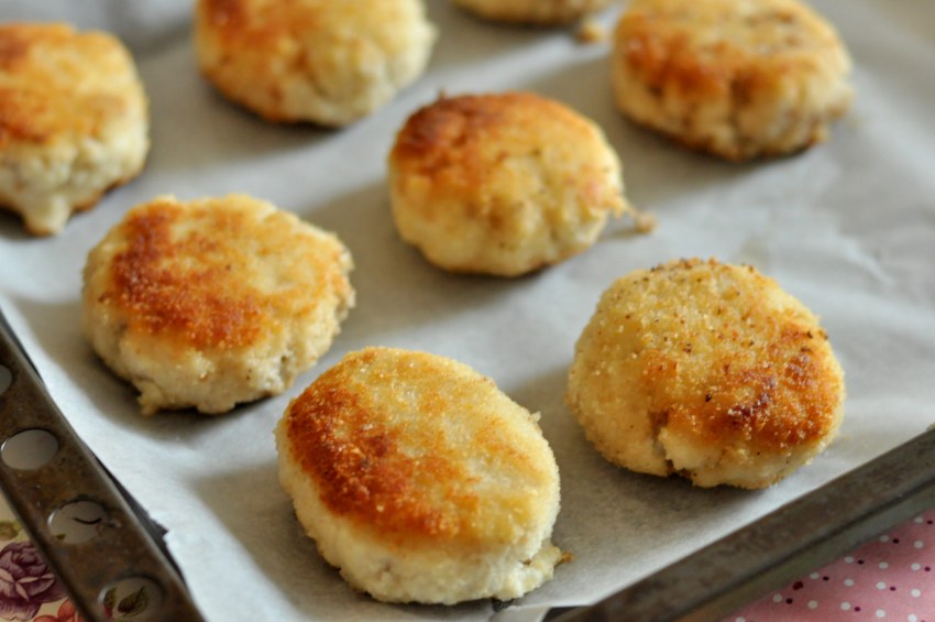 Рыбные котлеты с овощами