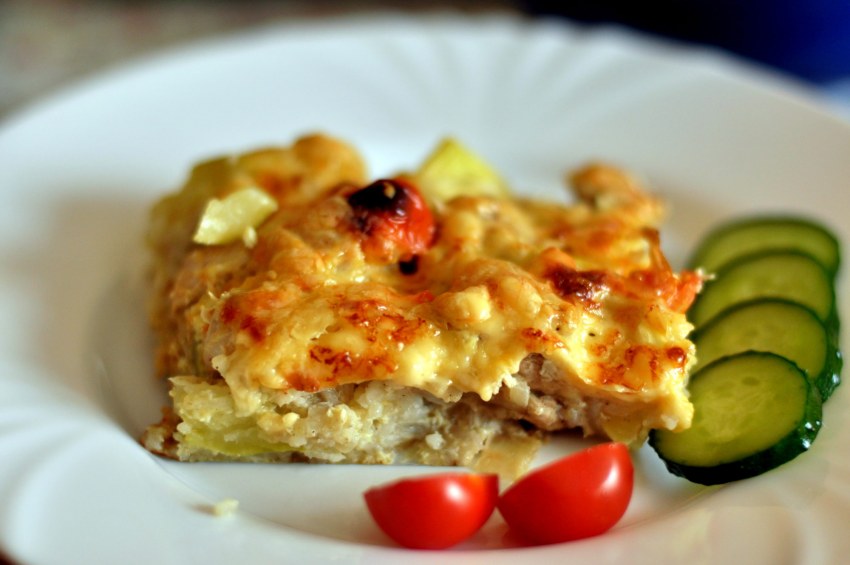 Запеканка с курицей