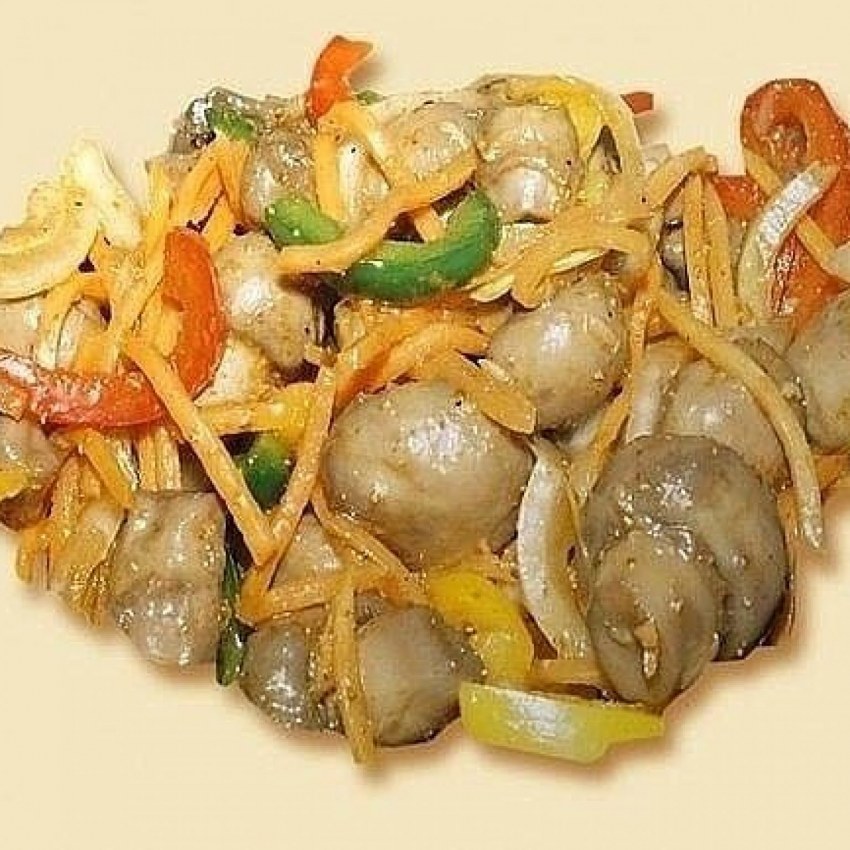 Грибы по-корейски шампиньоны с морковью