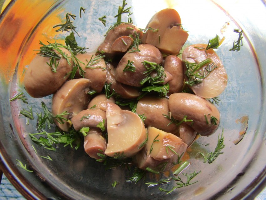 Грибы по корейски