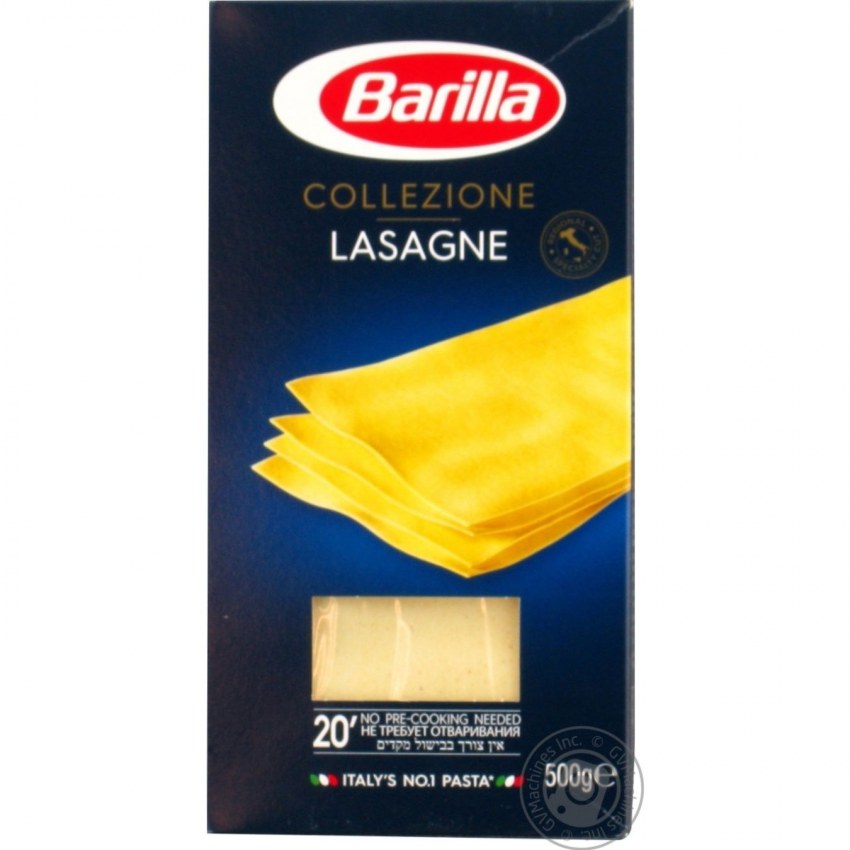 Barilla лазанья рецепт