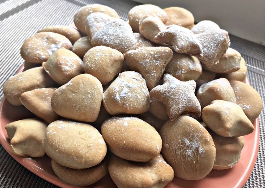 Печенье на огуречном рассоле