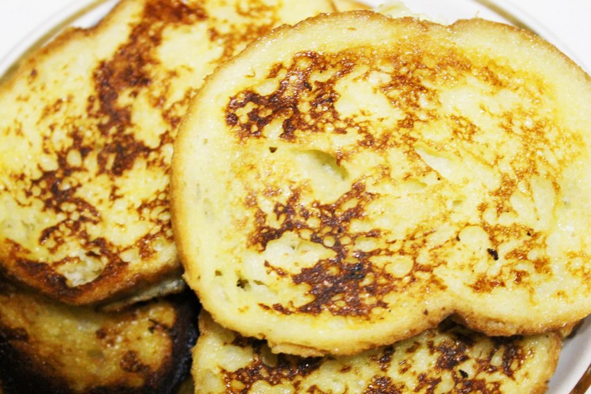 Гренки с сыром
