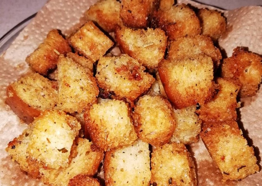 Гренки с сахаром
