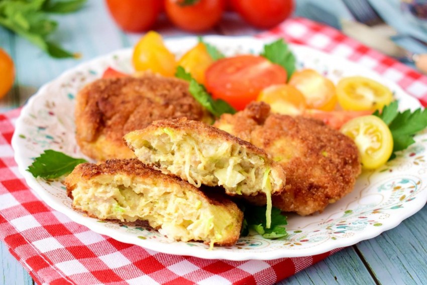 Мясные зразы с фаршем